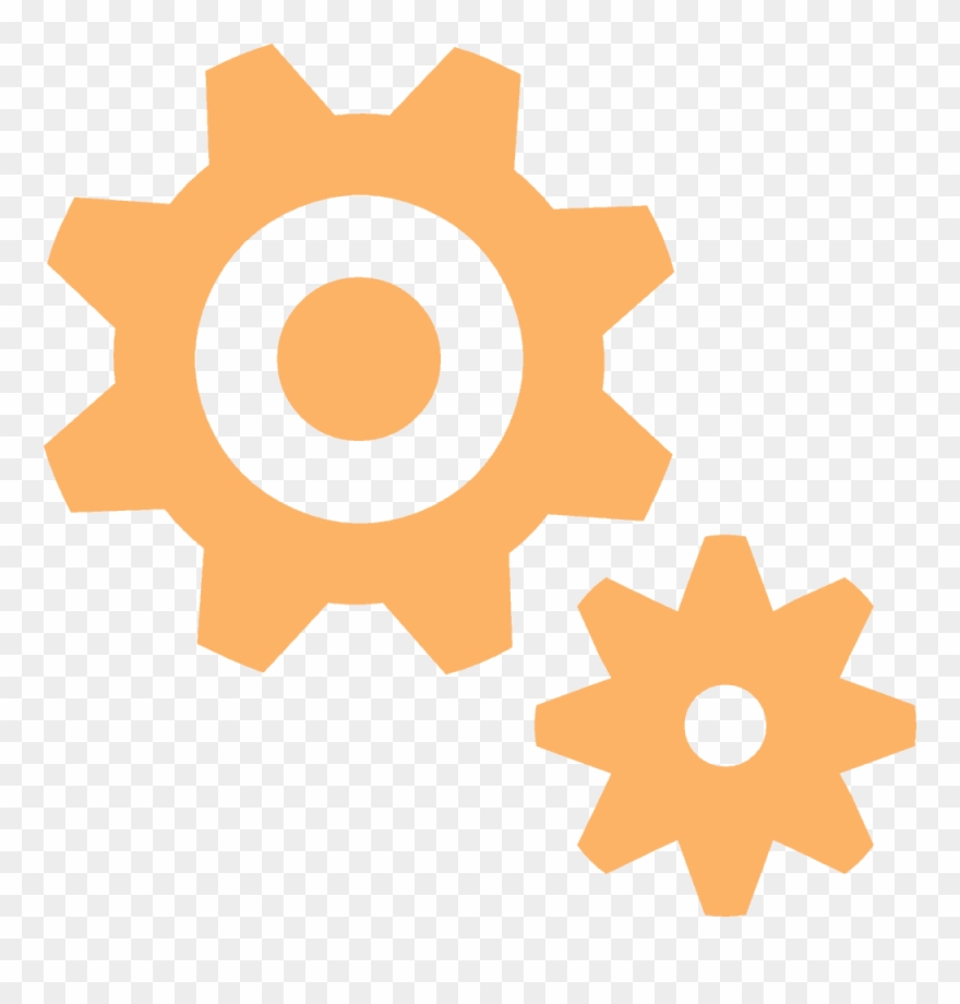 Custom Fabrication Showcase - Cogs Icon Png Clipart