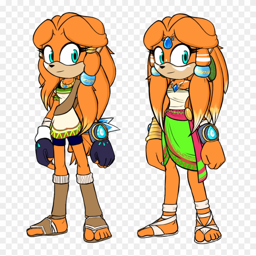 Here You Have The Design Of Tikal In Ancient Times, - Tikal The Echidna Sonic Boom Clipart