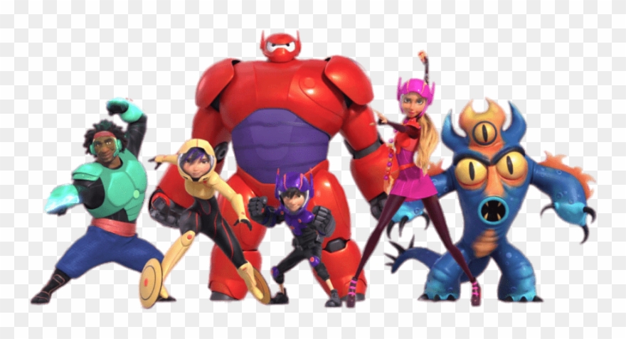 Big Hero 6 Characters In Full Armour - Big Hero 6 Clipart