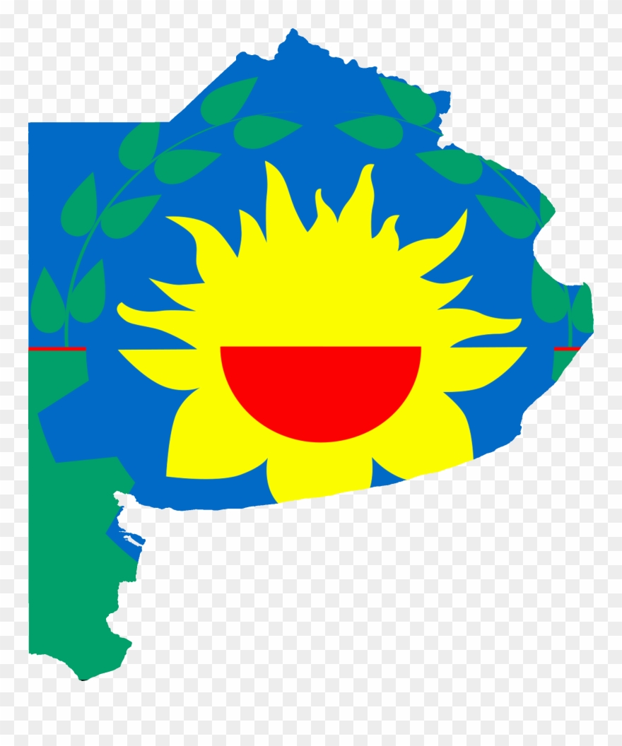 Flag Map Of Buenos Aires Province - Buenos Aires Province Flag Clipart