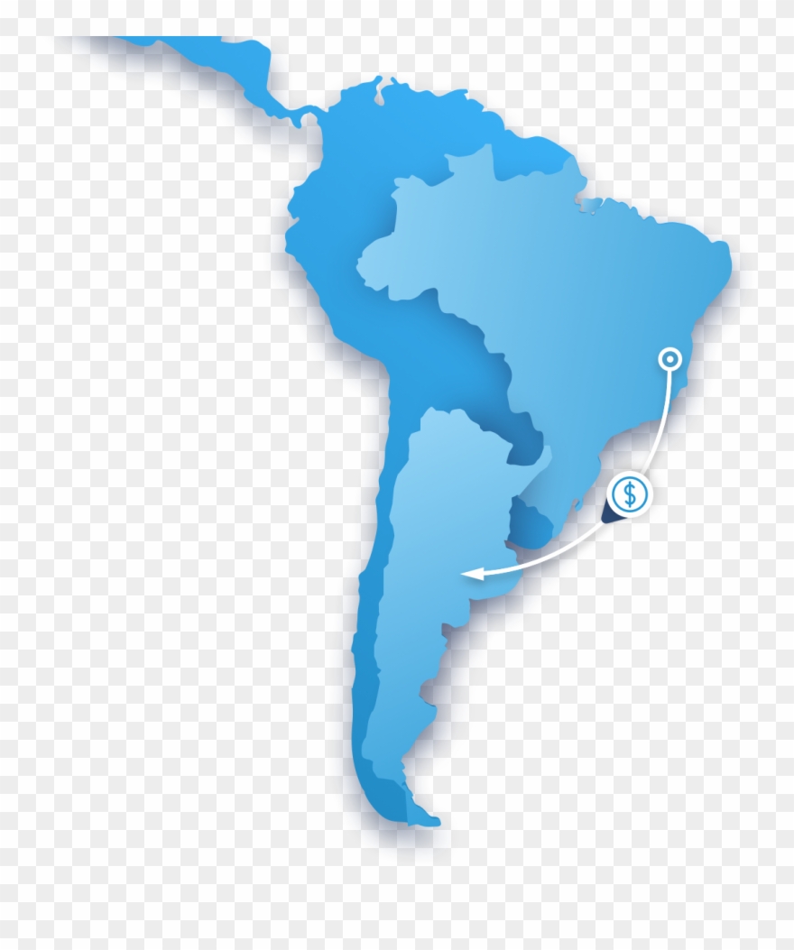 Aumenta Las Ventas En Brasil - Religion Latin America Map Clipart