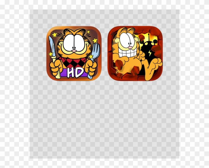 Feed Garfield & Garfield's Escape Pack On The App Store - Hungry Garfield Clipart