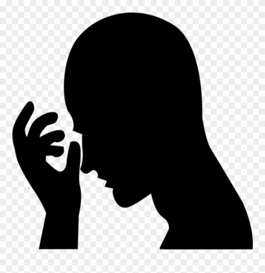 Silhouette Sticker - Human Head Png Silhouette Clipart