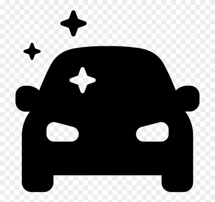 Image Of A Car Sparkling - Picto Automobile Clipart