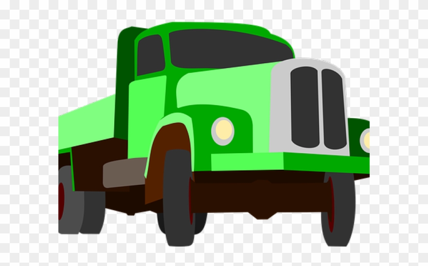 Cargo Truck Clipart Truc - Truck - Png Download