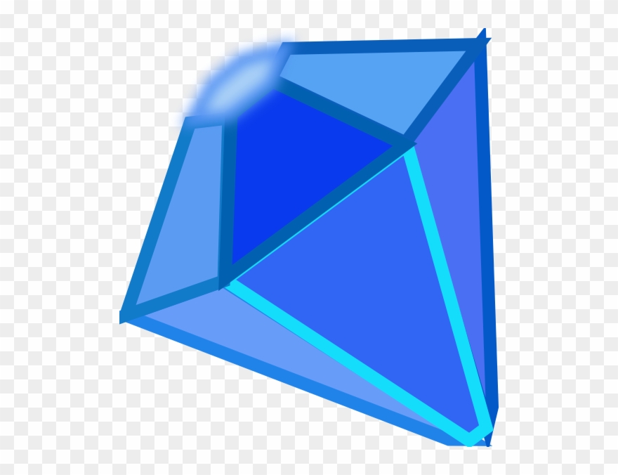 Clip Arts Related To - Clip Art Gem Blue - Png Download