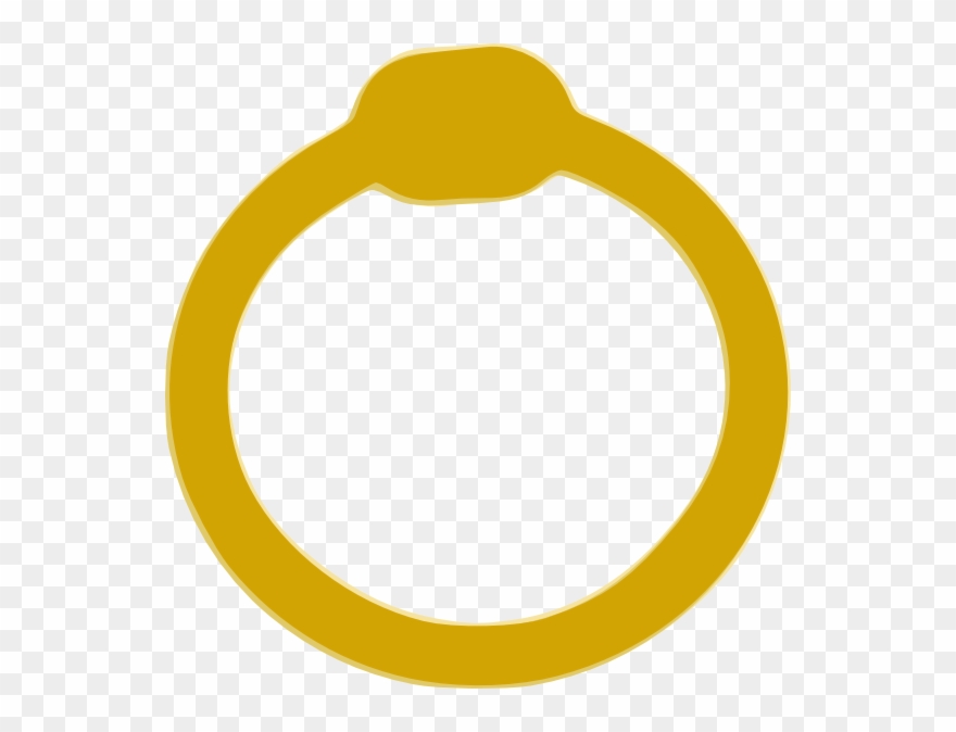 Gold Ring Transparent Cartoon Clipart
