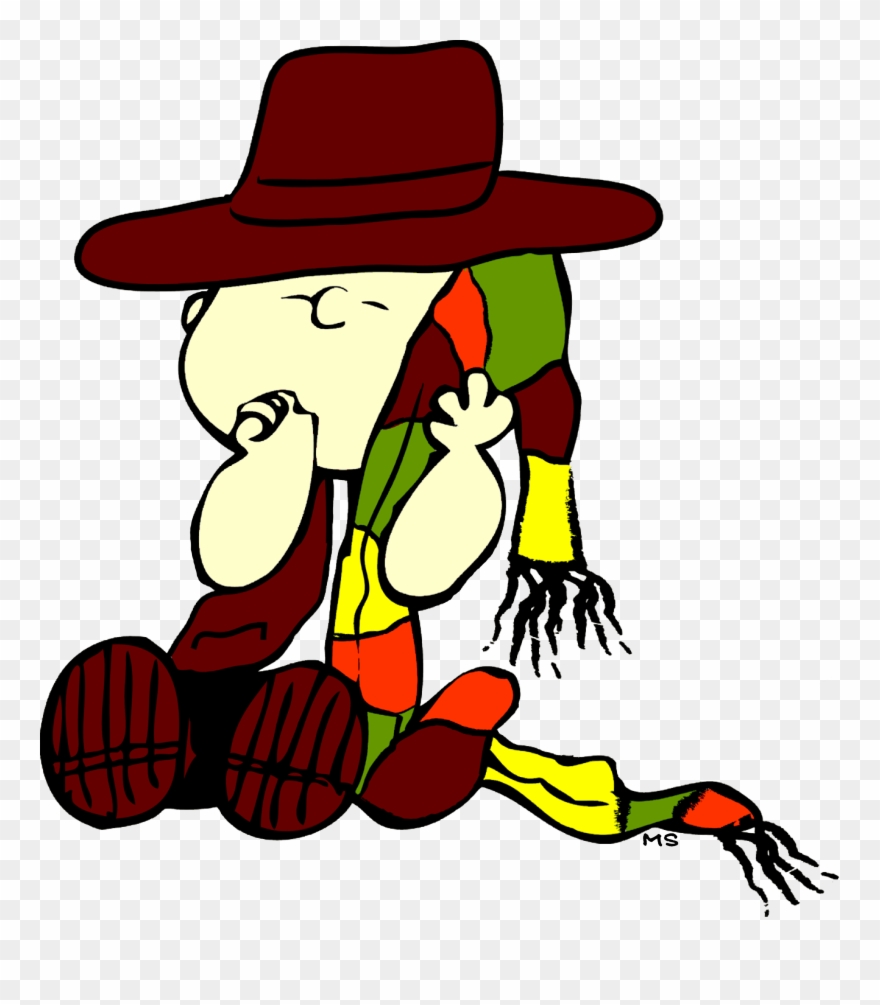 Free Clip Art Doctor Who Scarf Clipart - Linus - Png Download