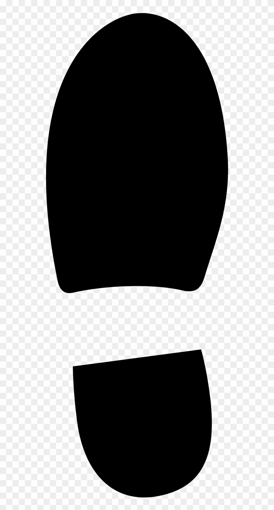 Shoe Print Icon Free Picture Freeuse Stock - Shoe Foot Print Png Clipart