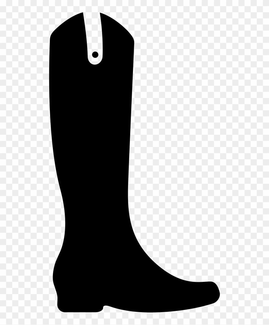 Boots Svg Black And White - Boot Svg Clipart