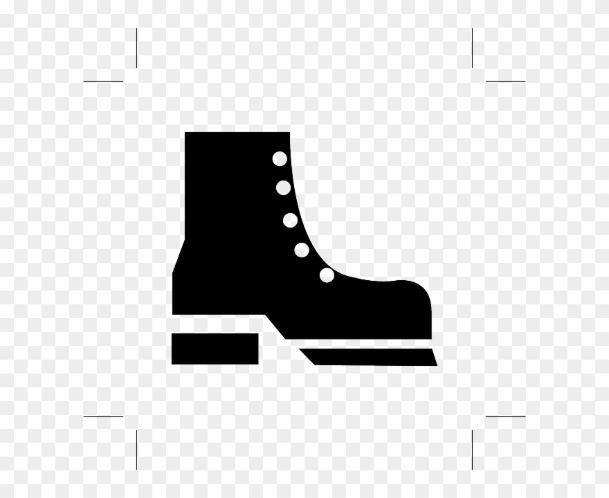 No Shoes Clipart - Pictogram Boots - Png Download