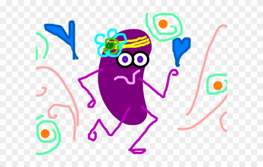 Jelly Bean Clipart Dancing - Png Download