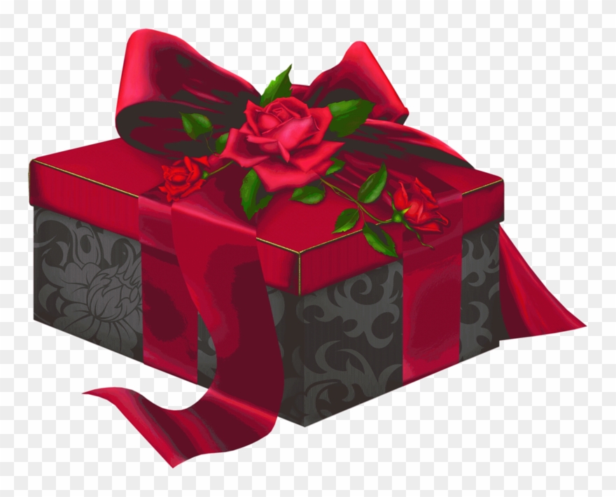 Gift Boxes Page Clip Art Pinterest Box - دانلود عکس جعبه کادو - Png Download