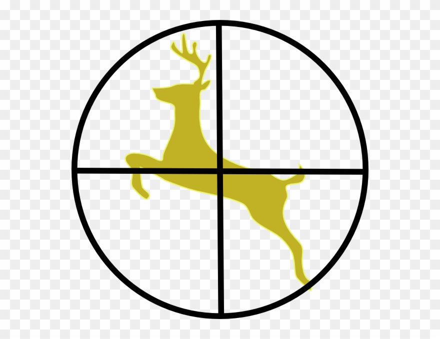 Rifle Scope Clipart - Hunting Clip Art - Png Download