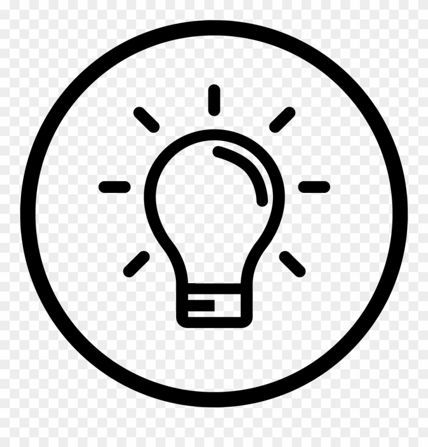 Get Inspired - Idea Brain Icon Png Clipart