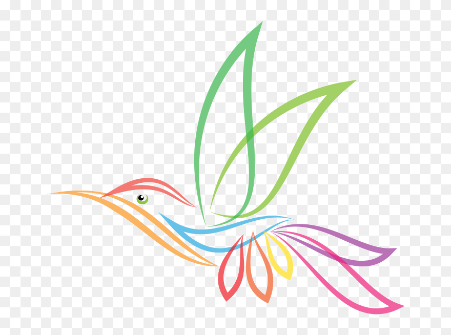 Top Notch Gardening, Grass Cutting, Weed Control & - Abstract Hummingbird Clipart