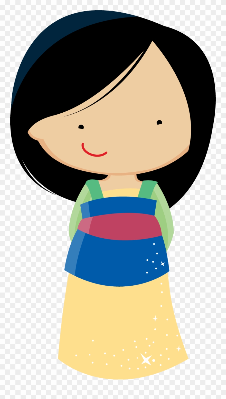Pin By Liran S On Clipart - Princesas Da Disney Baby Mulan - Png Download