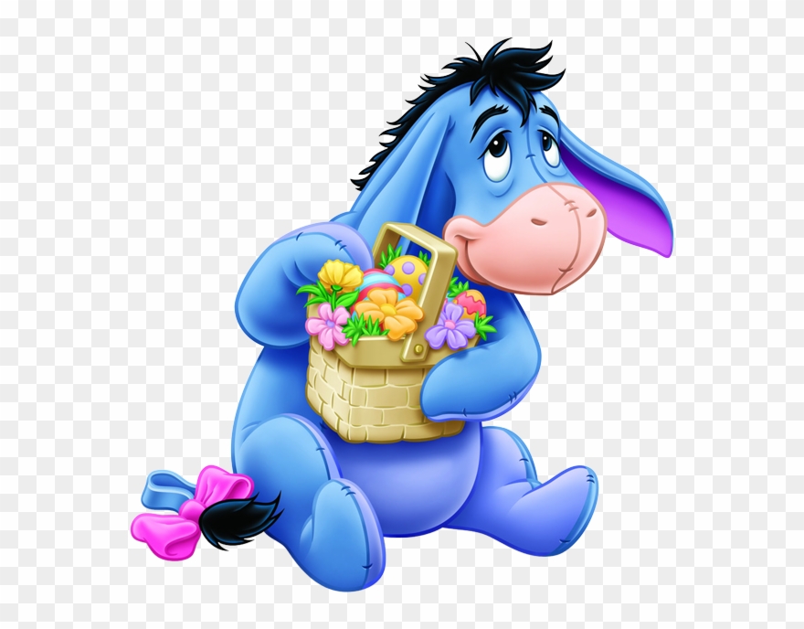 Pooh - Eeyore Easter Clipart