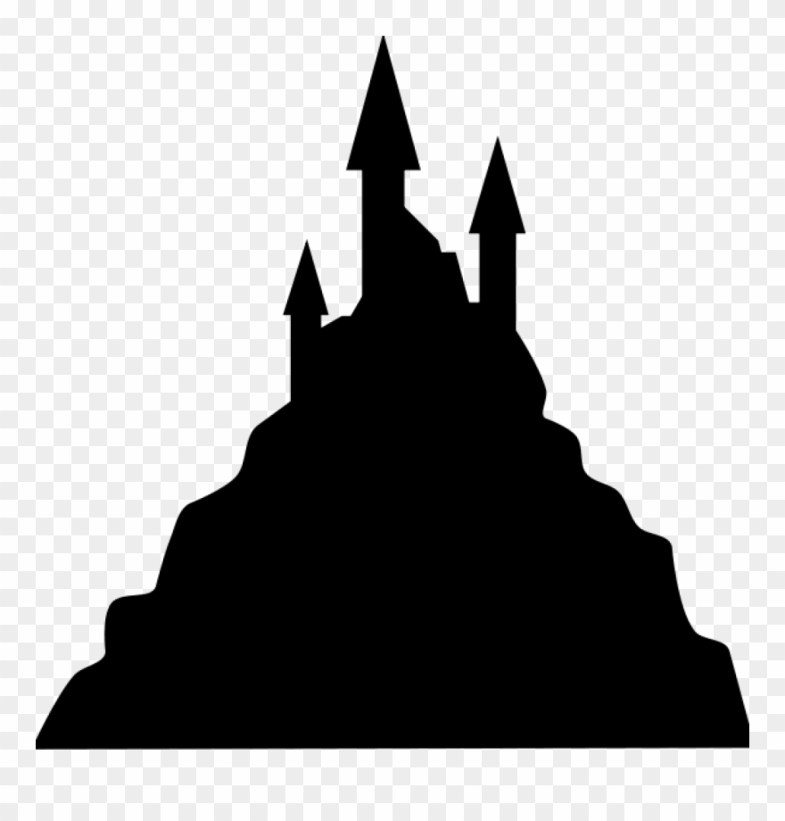Castle Clipart Black And White Castle Clipart Black - Castle Silhouette Vector - Png Download