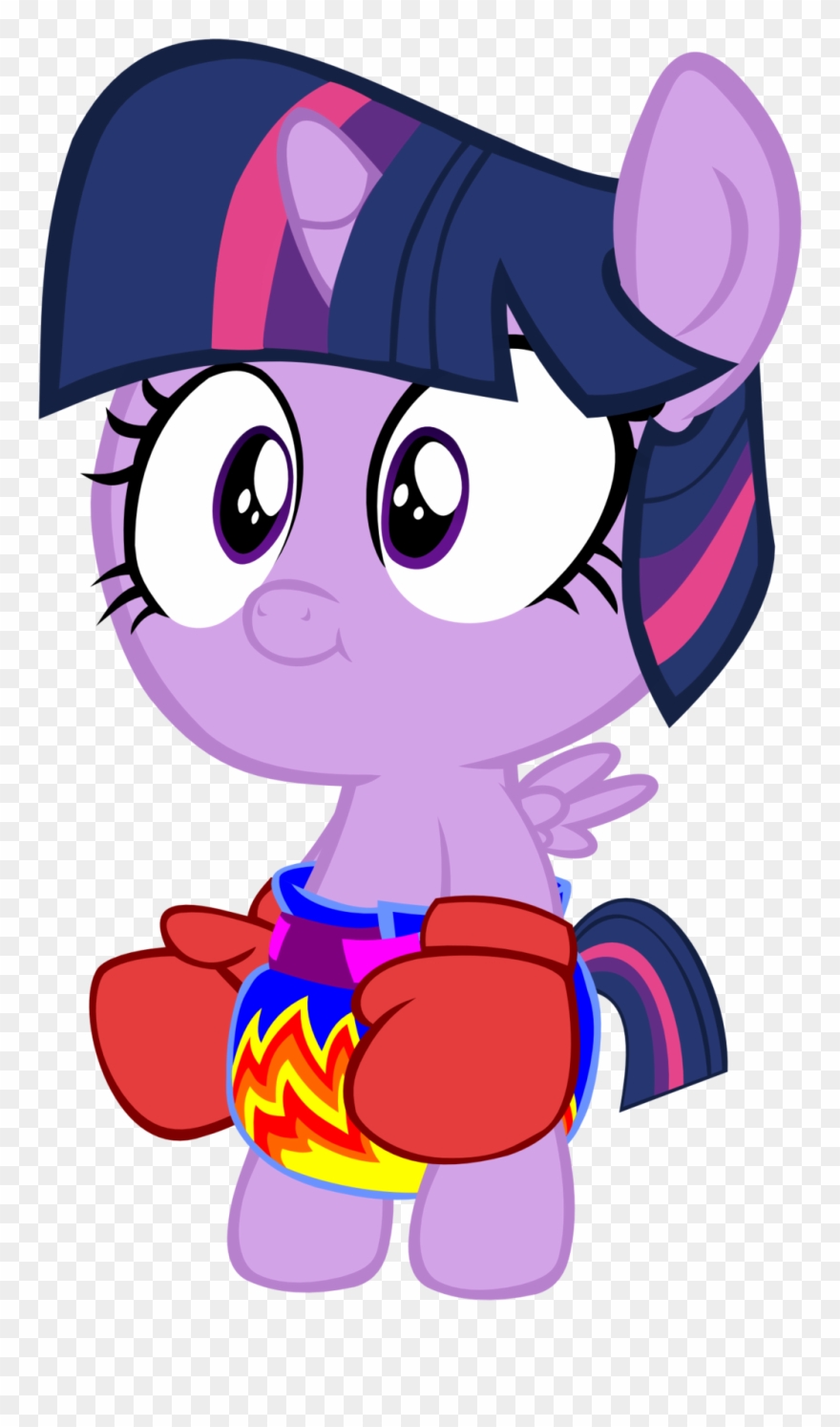 Picture Free Library Baby Princess Twilight Sparkle - Free Clip Art Twilight Sparkle And A Baby Unicorn Family - Png Download