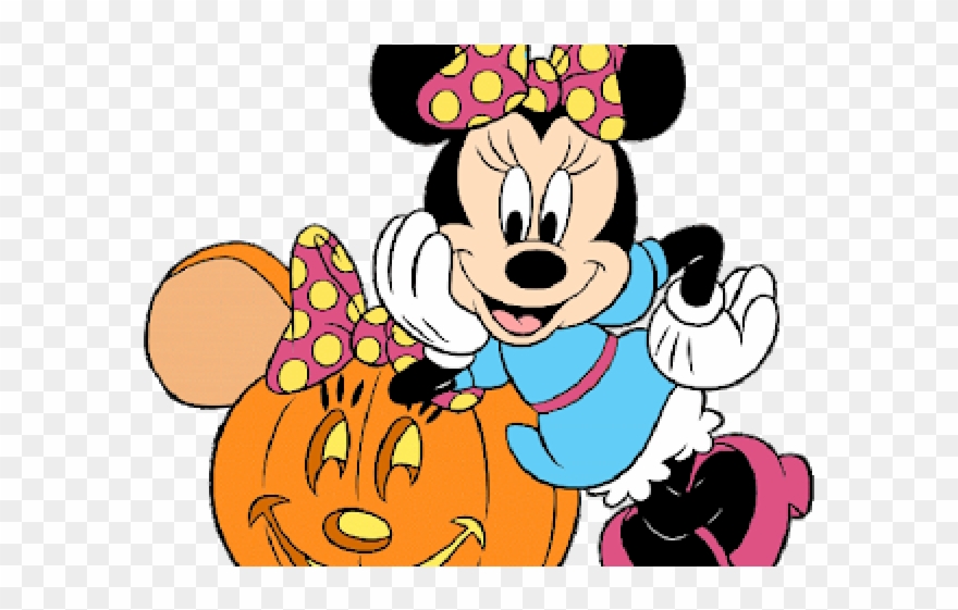 Mice Clipart Halloween - Happy Halloween Minnie Mouse - Png Download