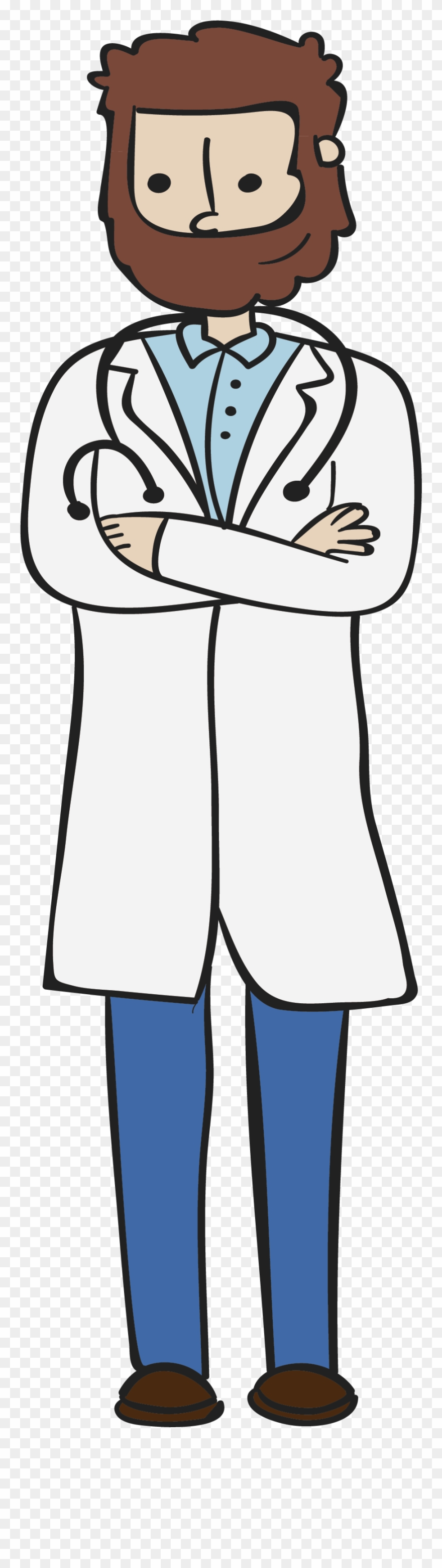 Doctors Clipart Professions - Physician - Png Download