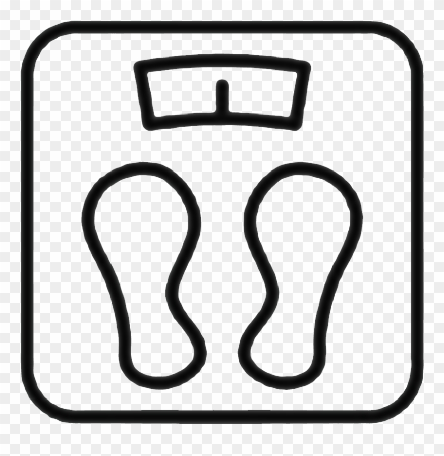 Picture Free Library Bathroom Scales Clipart - Weighing Scale Easy Drawing - Png Download
