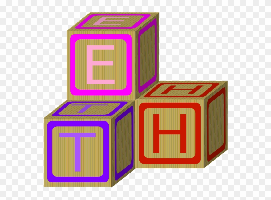 Black And White Abc Blocks Clipart - Blocks Clip Art - Png Download