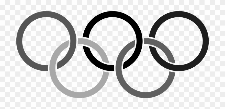 Clip Free Download Collection Of Black And White High - Olympics Black And White - Png Download