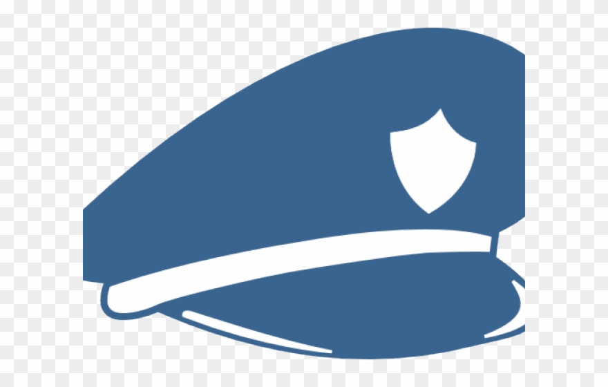 Hat Clipart Police Officer - White Cop Clipart - Png Download
