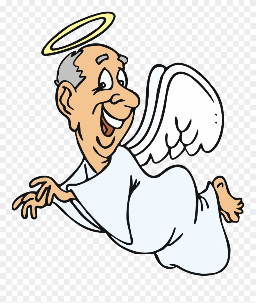 Angels Vector Cartoon 5 Clipart Angel - Angel Cartoon Gif Png Transparent Png