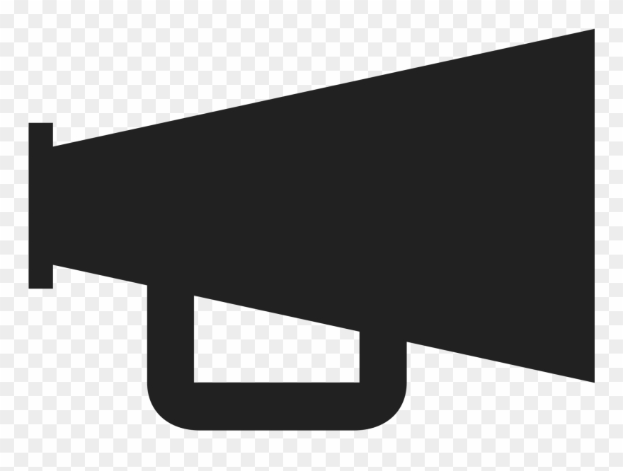 Clipart Frames Illustrations Hd - Megaphone Svg - Png Download