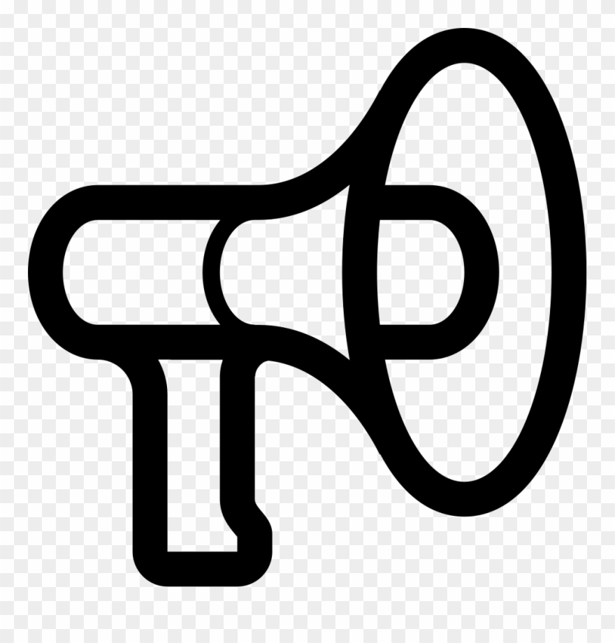 Picture Transparent Stock Announcement Advertisement - Megaphone Icon Png Clipart
