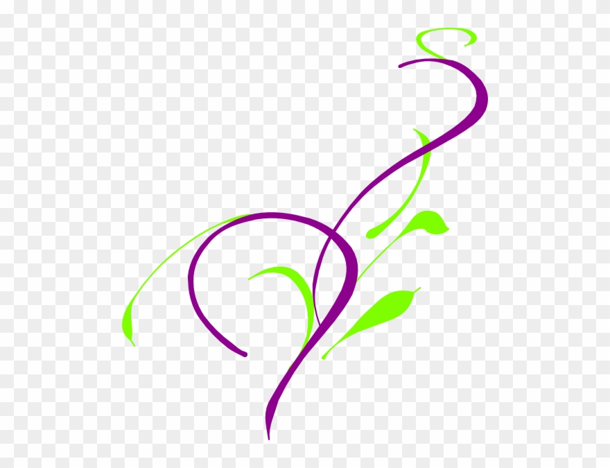Purple And Green Vector Clipart