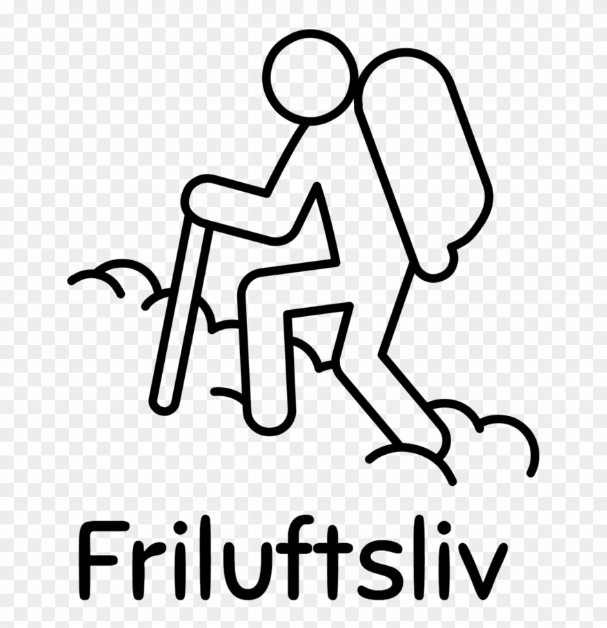 Friluftsliv Logo Black - Outdoor Recreation Clipart