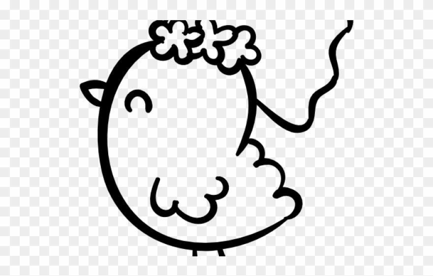 Cartoon Chicken Bride Clipart