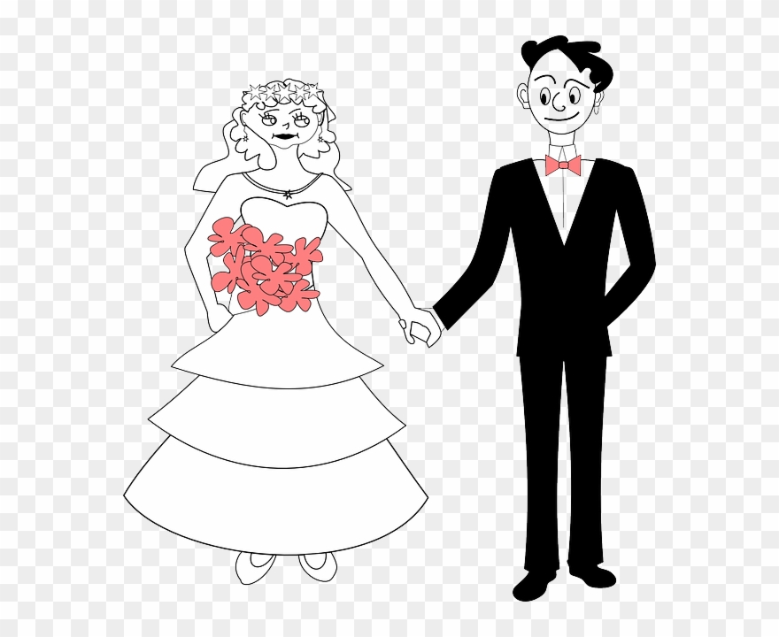 Marriage Looks Like This For Approximately Three Minutes - Pengantin Pria Vektor Clipart
