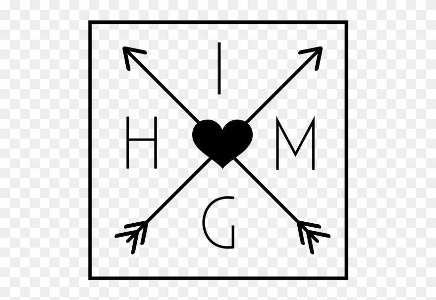 I Heart My Groom - Pacific Northwest Logo With Arrows Clipart