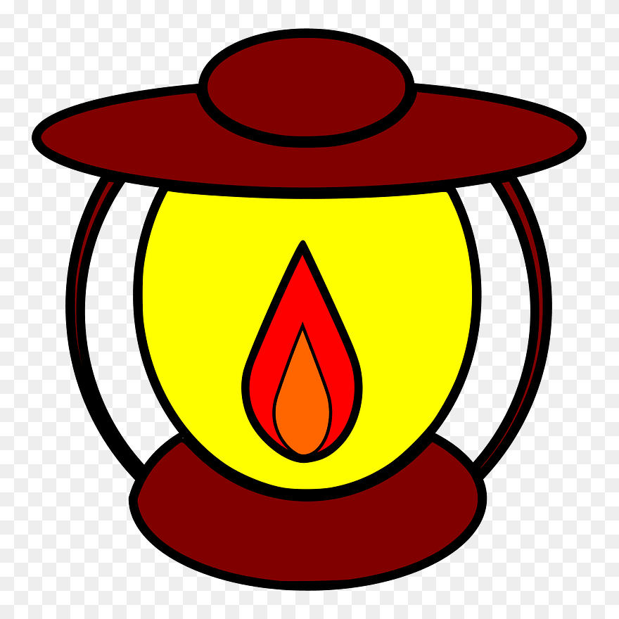Traditional Oil Lamp Stock Illustration - Oil Lamp Without Background Clipart - Png Download