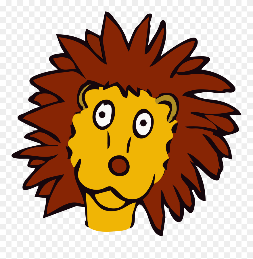 Lion Cartoon Face Png Clipart