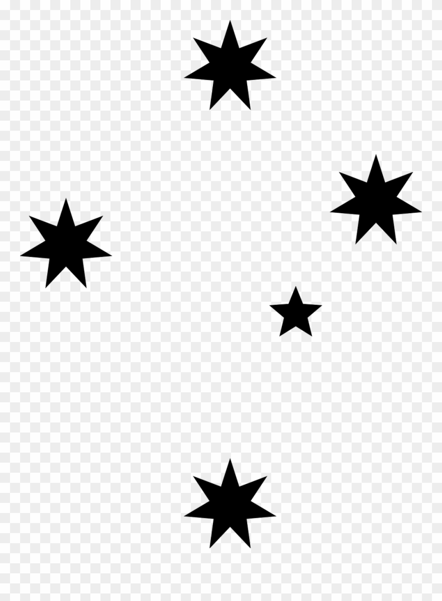 Southern Cross,stars,star Formation,nightsky,free Vector - Southern Cross Clipart