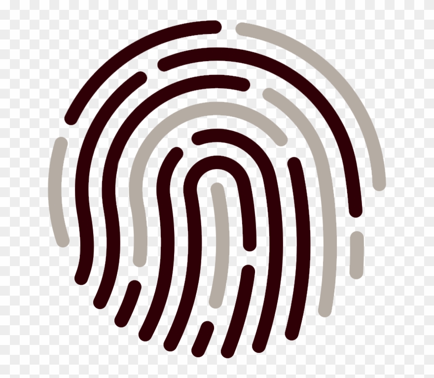 Touch Id - Fingerprint Icon Png White Clipart