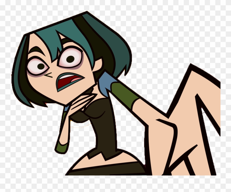 Gwen Rap - Total Drama Gwen Scream Clipart