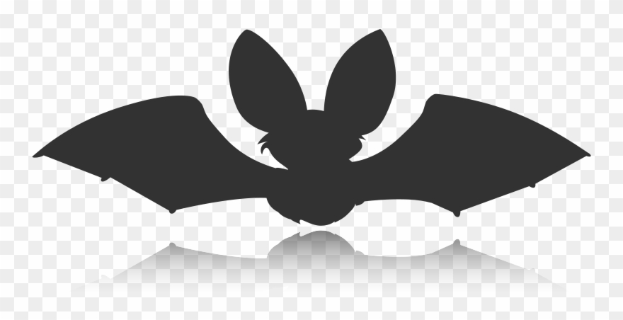Halloween H 8 Free Bat Silhouette Icon - Летучая Мышь Силуэт Clipart