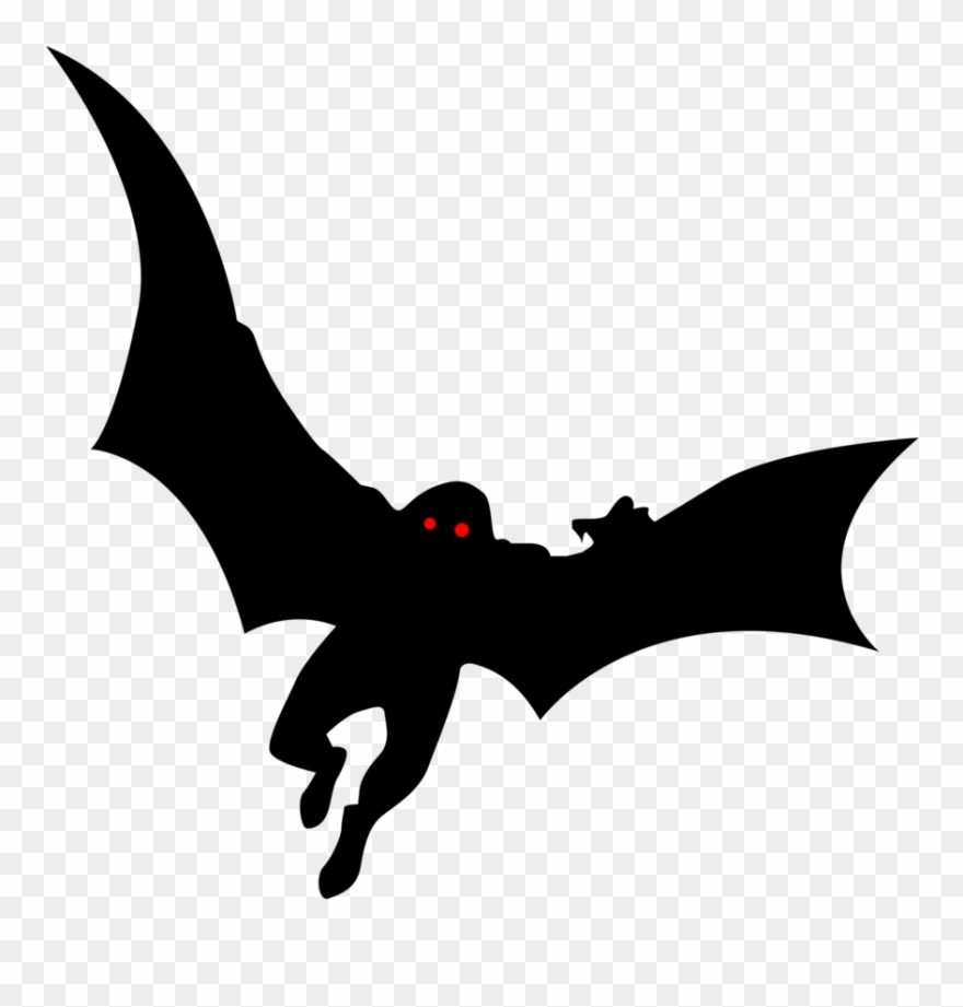 Ufo Clearinghouse Receives Report Of 'tall Man' With - Flying Man Bat Clipart