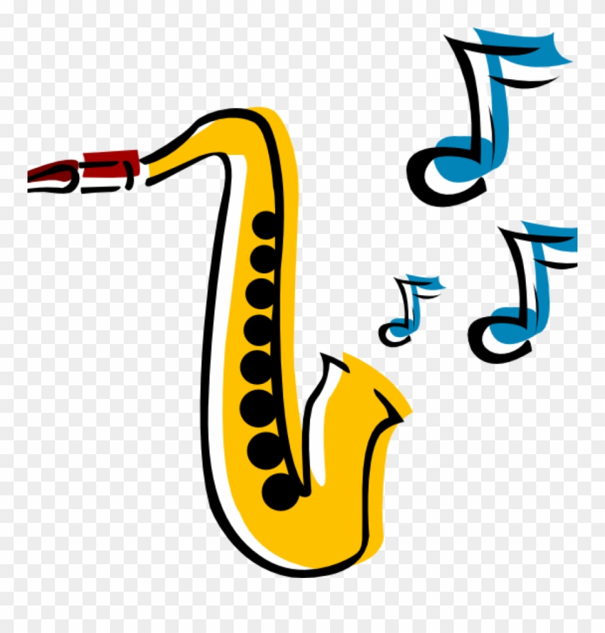 Saxophone Clipart 5 Clip Art At Clker Vector Online - Musical Instruments Clipart Png Transparent Png