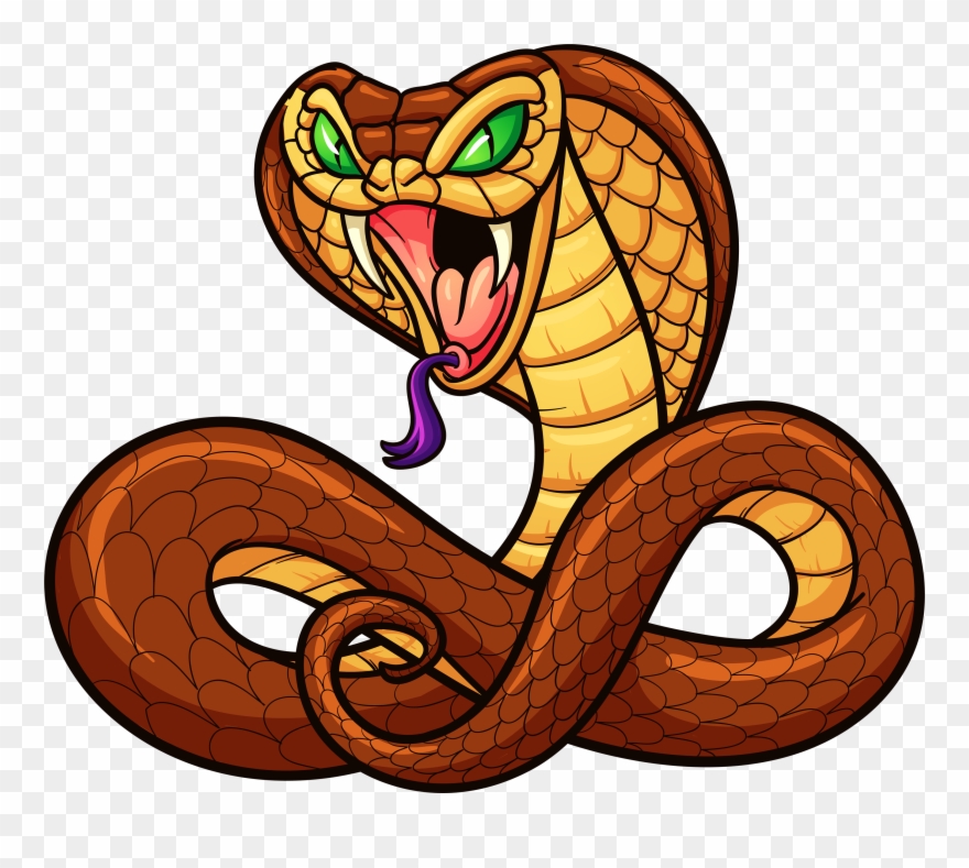 Vector Download Snake Cartoon Clip Art - Snake Vector - Png Download