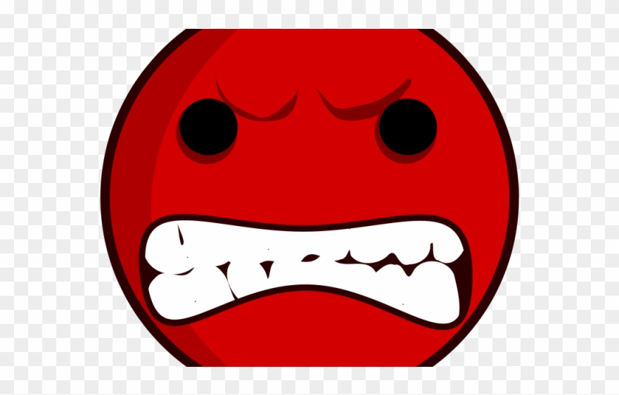 Graphic Black And White Stock Anger Clipart Negative - Angry Faces - Png Download