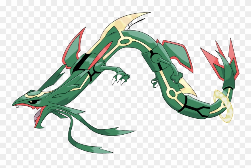 Rayquaza - Rayquaza Flying Png Clipart