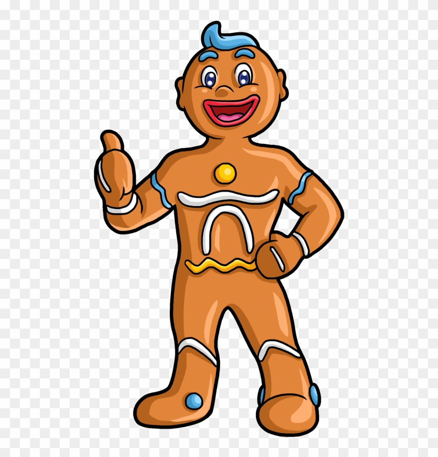 Resilient Gingerbread Man - Coaching Clipart